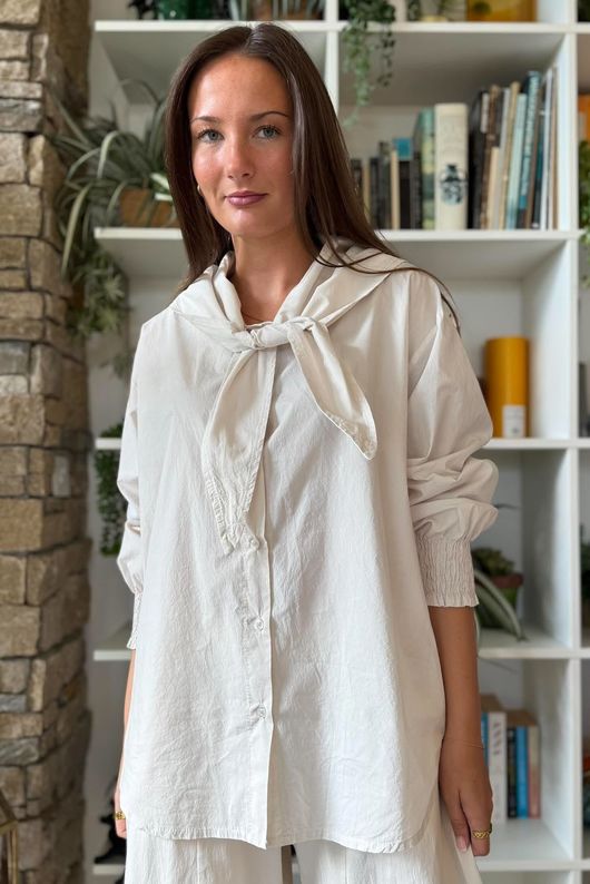Paloma Tela Neckerchief Blouse Calico